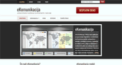 Desktop Screenshot of ekomunikacija.com
