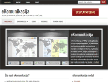 Tablet Screenshot of ekomunikacija.com